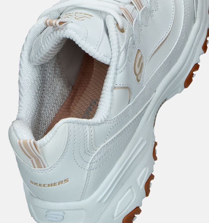 Skechers D'Lites Good Neutral Baskets en Blanc pour femmes (352275)