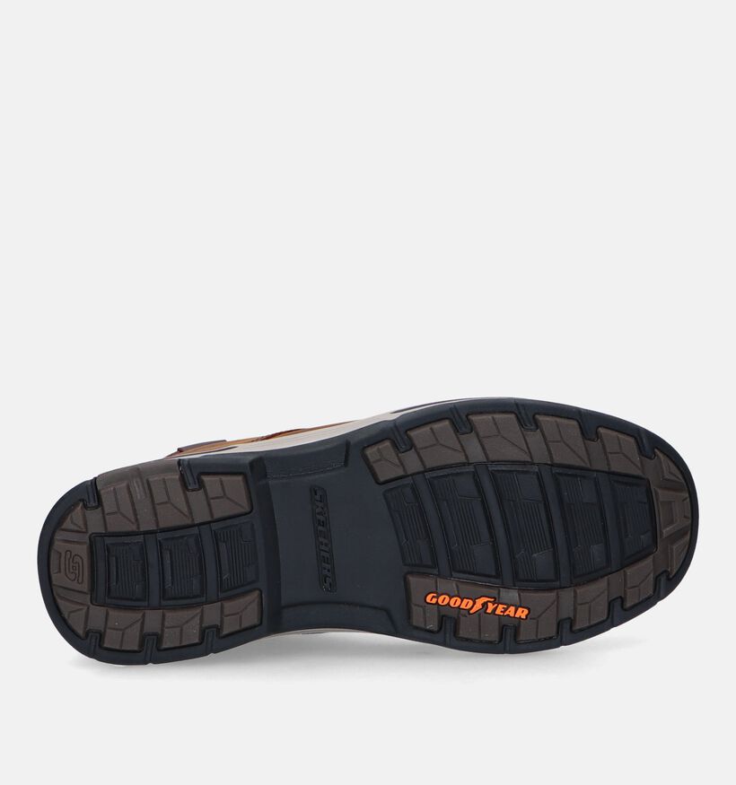 Skechers Segment 2.0 Relaxed Fit Chaussures à lacets en Cognac pour hommes (327844) - pour semelles orthopédiques