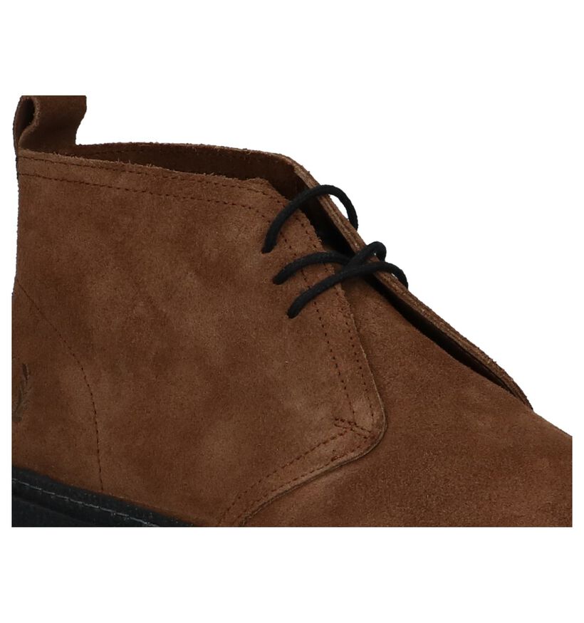 Fred Perry Chaussures hautes en Marron en daim (224343)