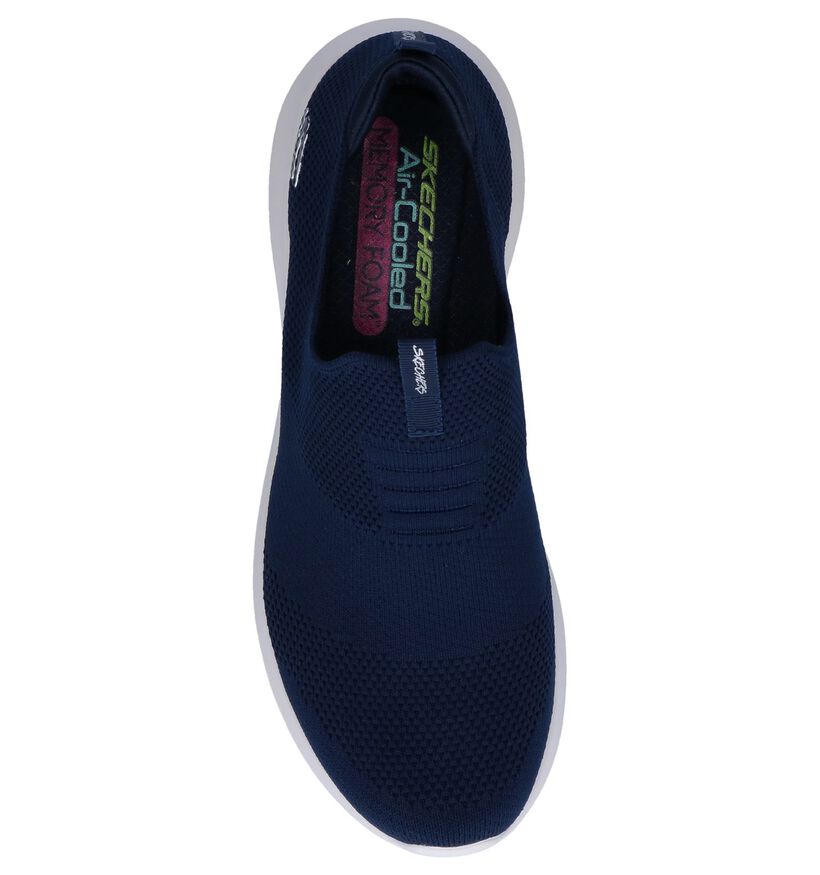 Skechers Ultra Flex First Take Zwarte Slip-on Sneakers voor dames (310629) - geschikt voor steunzolen