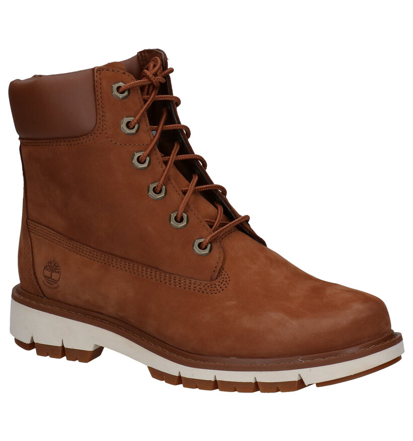 Timberland Lucia Way 6IN Bottines en Cognac en nubuck (277659)