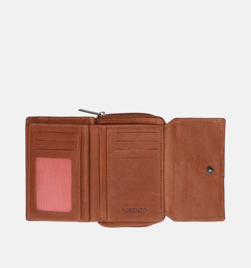 Euro-Leather Cognac Portemonnee voor dames (365219)