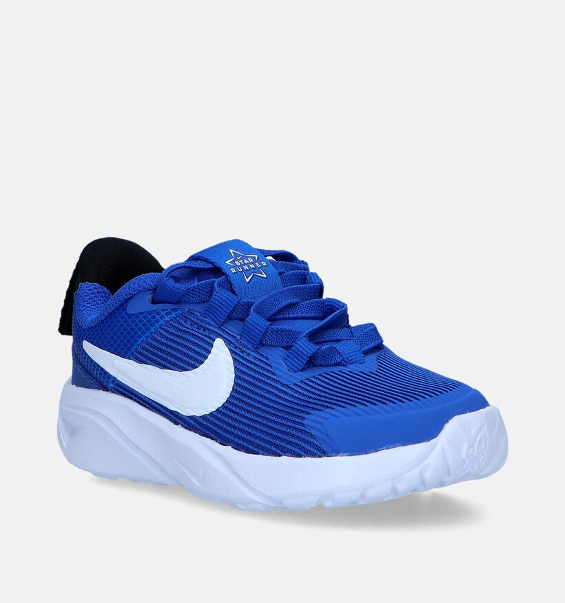 Nike Star Runner 4 Blauwe Sneakers voor jongens, meisjes (344593)