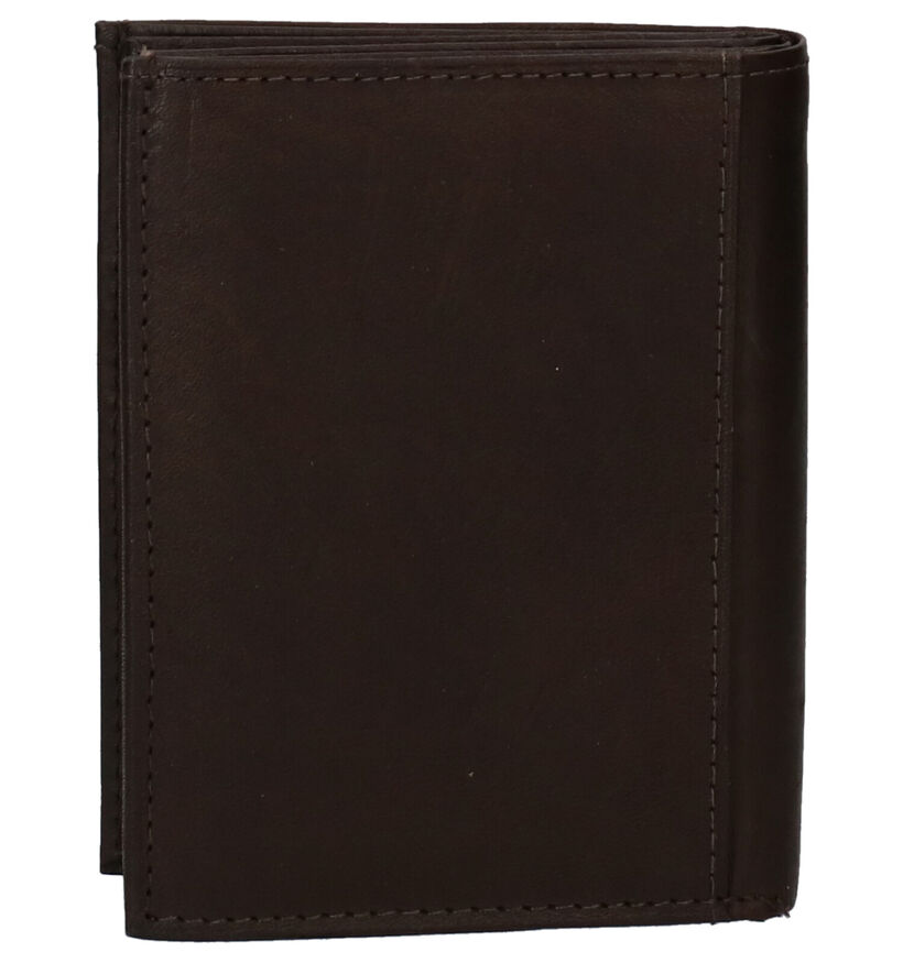 Euro-Leather Zwarte Portefeuille in leer (310408)