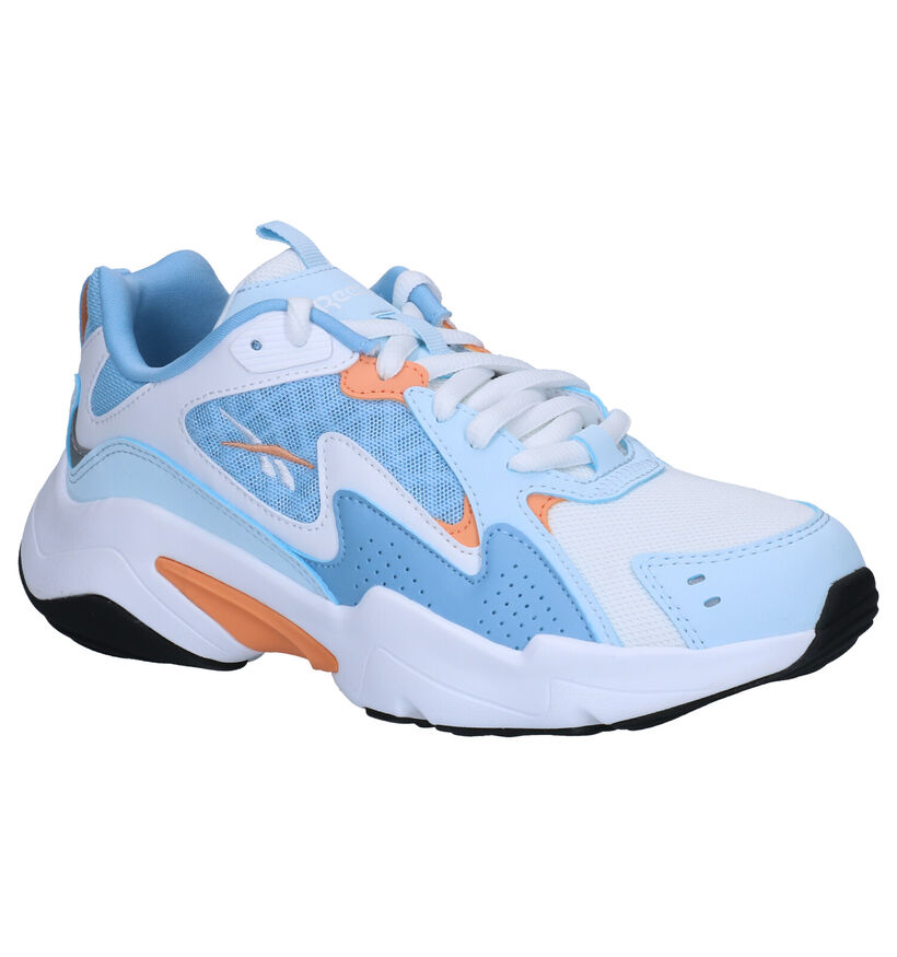 Reebok Royal Turbo Sneakers Wit/Blauw in kunstleer (264673)