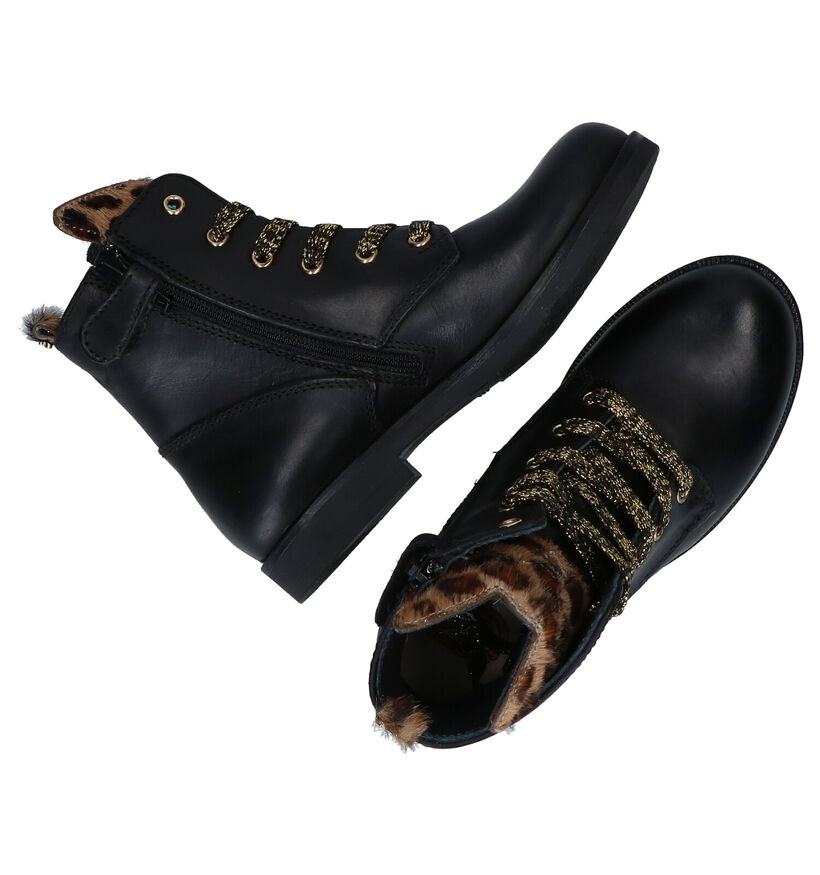 STONES and BONES Caste Bottines en Cognac pour filles (295053) - pour semelles orthopédiques