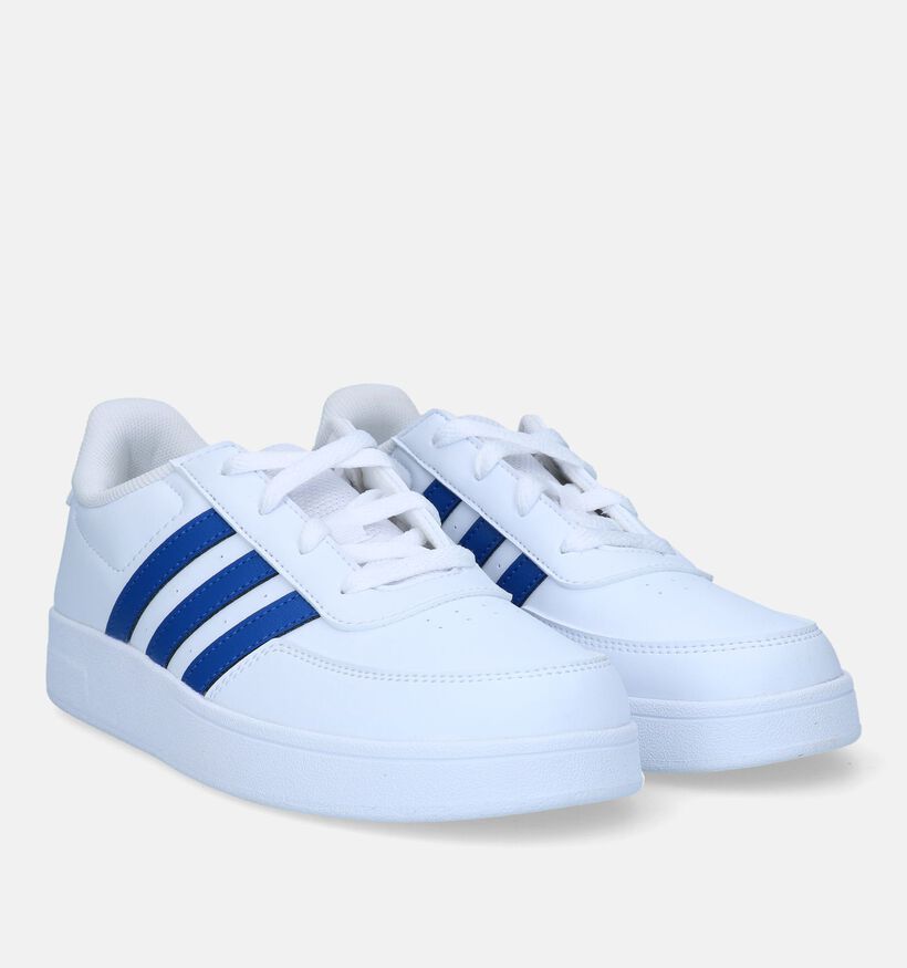 adidas Breaknet Witte Sneakers voor jongens, meisjes (318945) - geschikt voor steunzolen