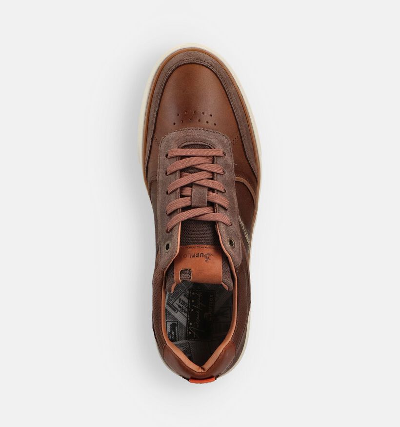 Bufflox Rome Cognac Veterschoenen voor heren (362658) - geschikt voor steunzolen