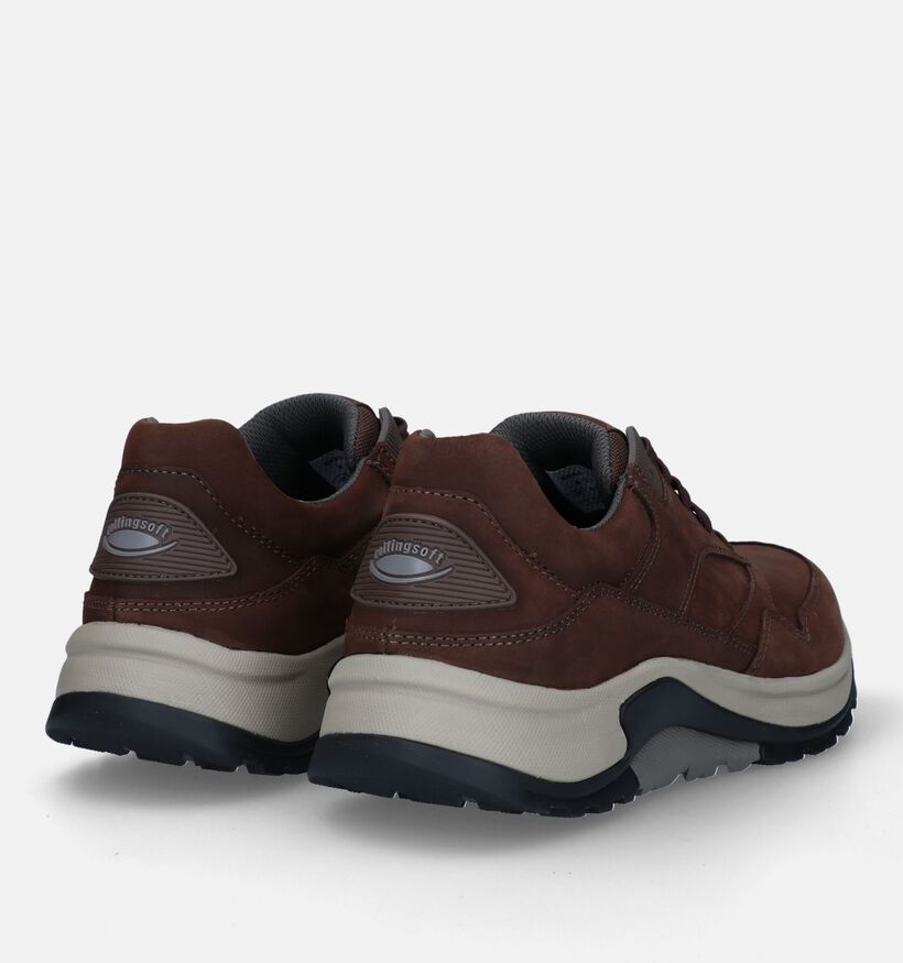 Pius Gabor Bruine Veterschoenen voor heren (339010) - geschikt voor steunzolen