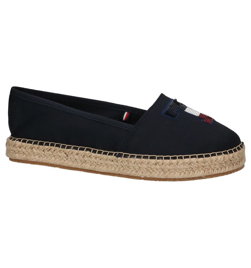 Tommy Hilfiger Espadrilles en Bleu foncé en textile (212216)