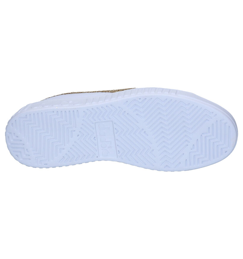 Diadora Game Step GS Baskets en Blanc pour filles (302943)