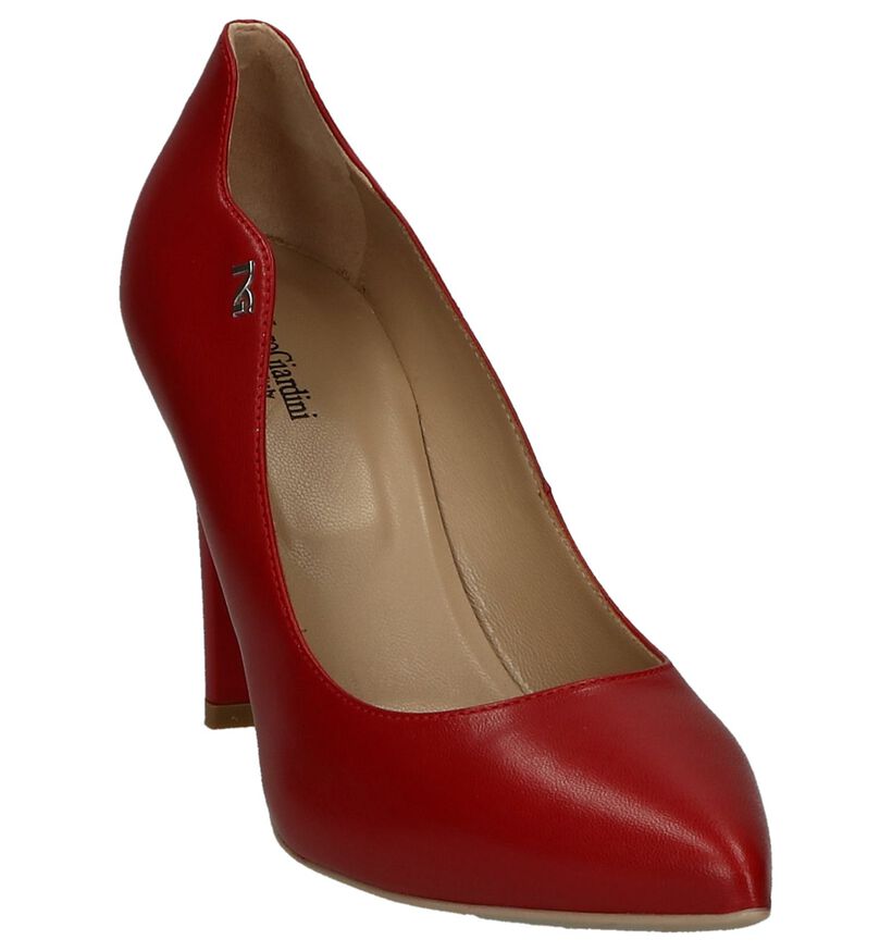 NeroGiardini Escarpins classique en Rouge foncé en cuir (244332)