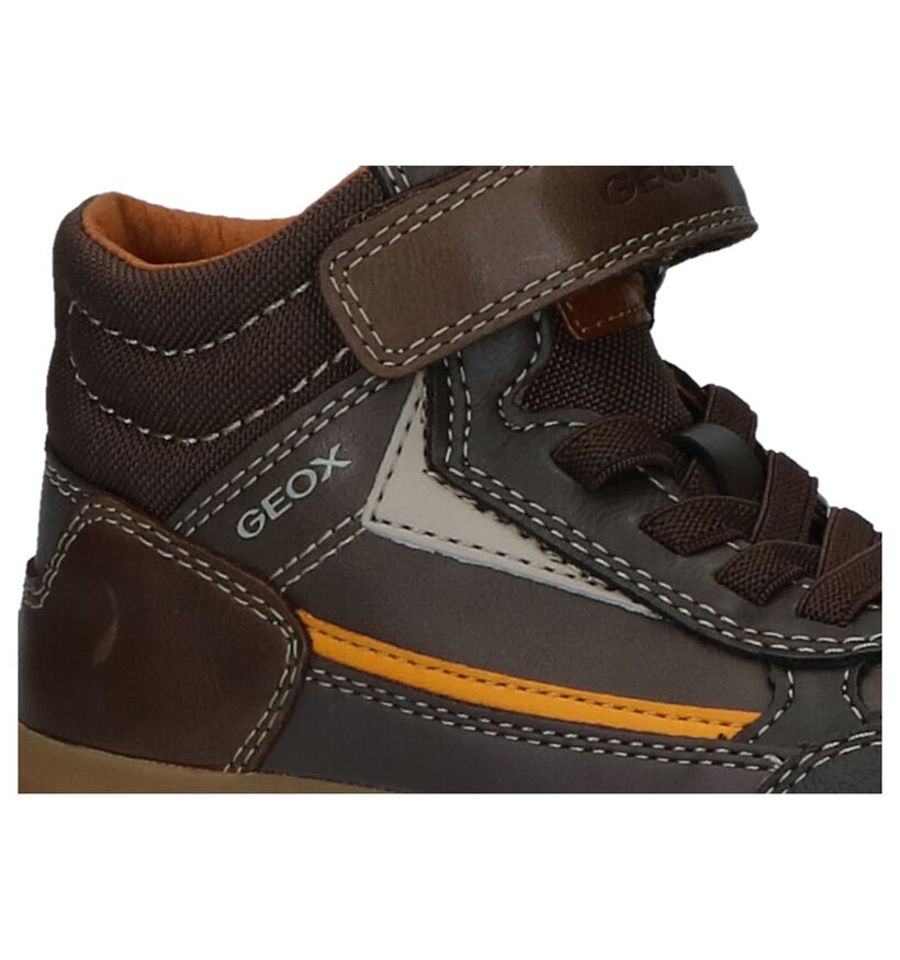 Geox Chaussures hautes en Noir en simili cuir (223190)