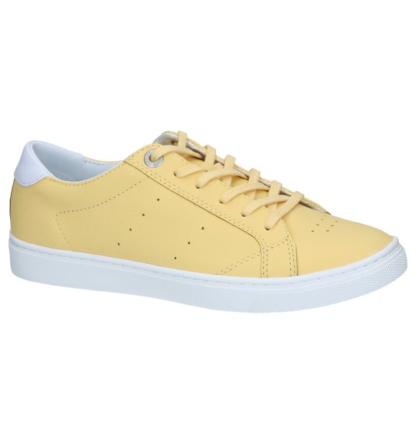 Gele Sneakers Tommy Hilfiger Pop Color City in leer (241747)