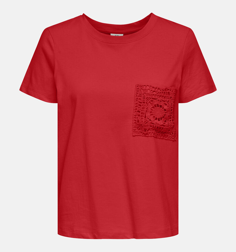 JDY Selma Rode T-shirt voor dames (359077)