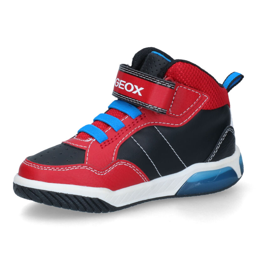 Geox Inek Rode Sneakers voor jongens (312561) - geschikt voor steunzolen