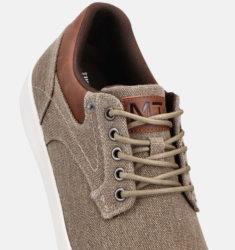 Marco Tozzi Taupe Sneakers voor heren (371660) - geschikt voor steunzolen