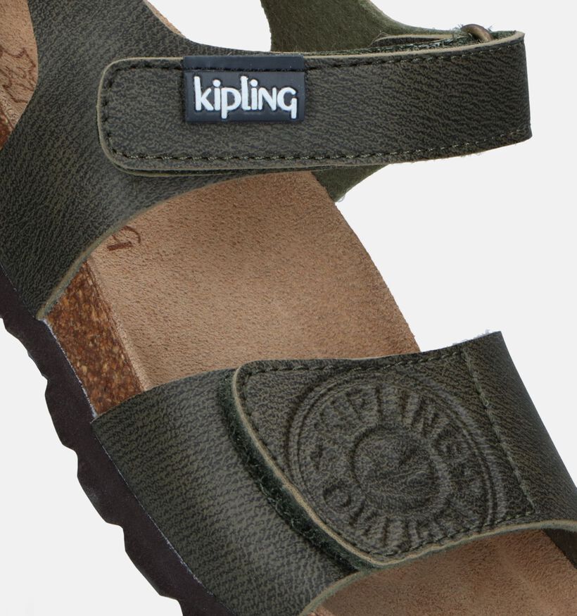 Kipling George 4 Sandales en Vert Kaki pour garçons (341339)
