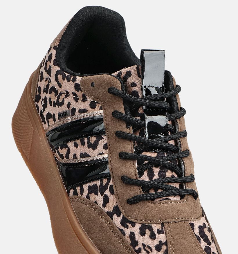 Posh by Poelman Bruine Sneakers voor dames (367971) - geschikt voor steunzolen