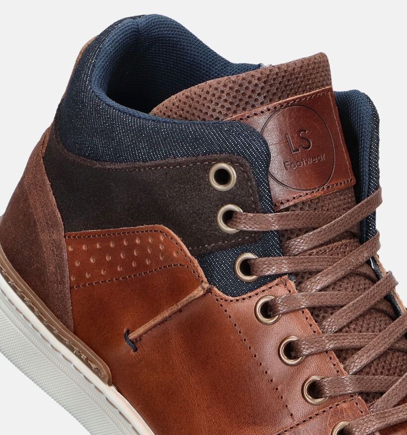 La Strada Cognac Bottines voor heren (352766) - geschikt voor steunzolen