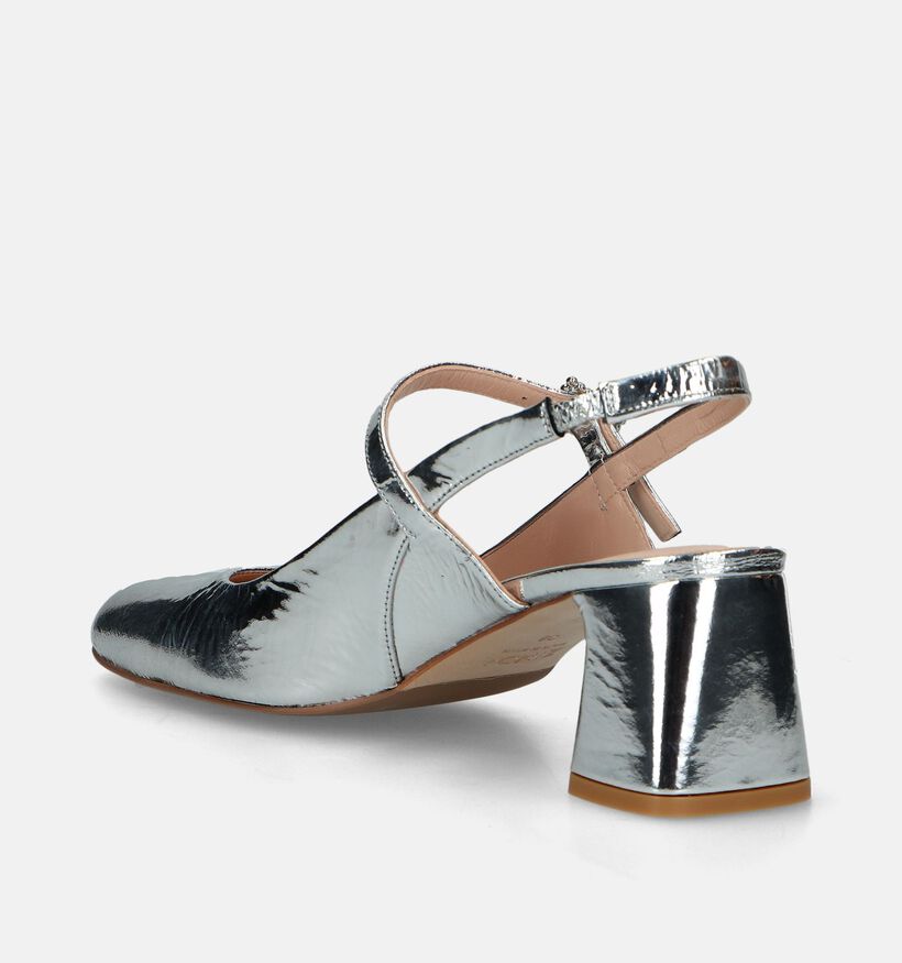 Zinda Escarpins slingback en Argent pour femmes (340706)