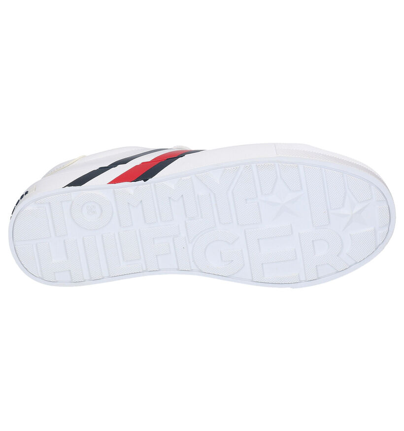 Tommy Hilfiger Witte Veterschoenen in kunstleer (266596)