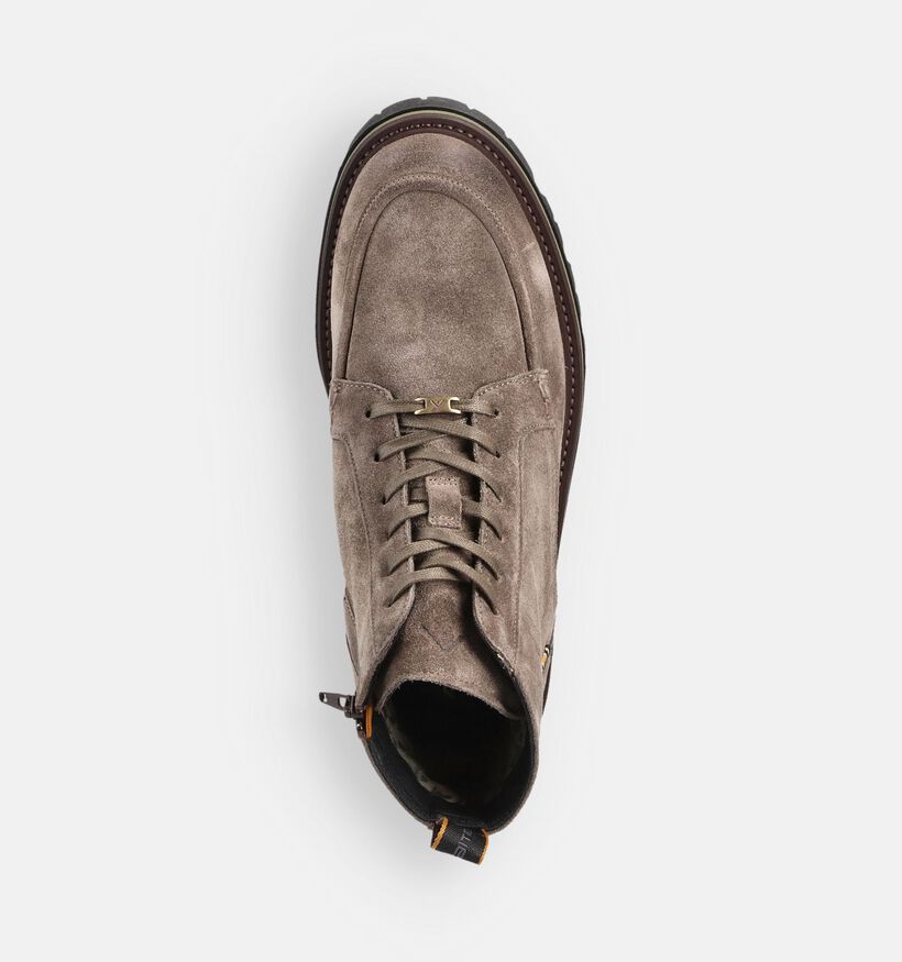 Ambitious Taupe Bottines à Lacets en Taupe pour hommes (364796) - pour semelles orthopédiques