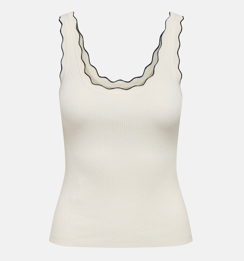 JDY Nanna Scallop D&eacute;bardeur en Ecru pour femmes (370067)