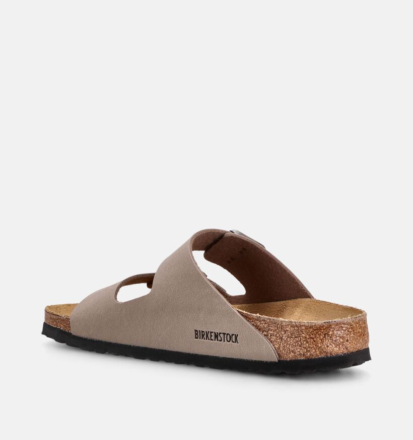 Birkenstock Arizona Nu-pieds en Taupe pour hommes (368532)