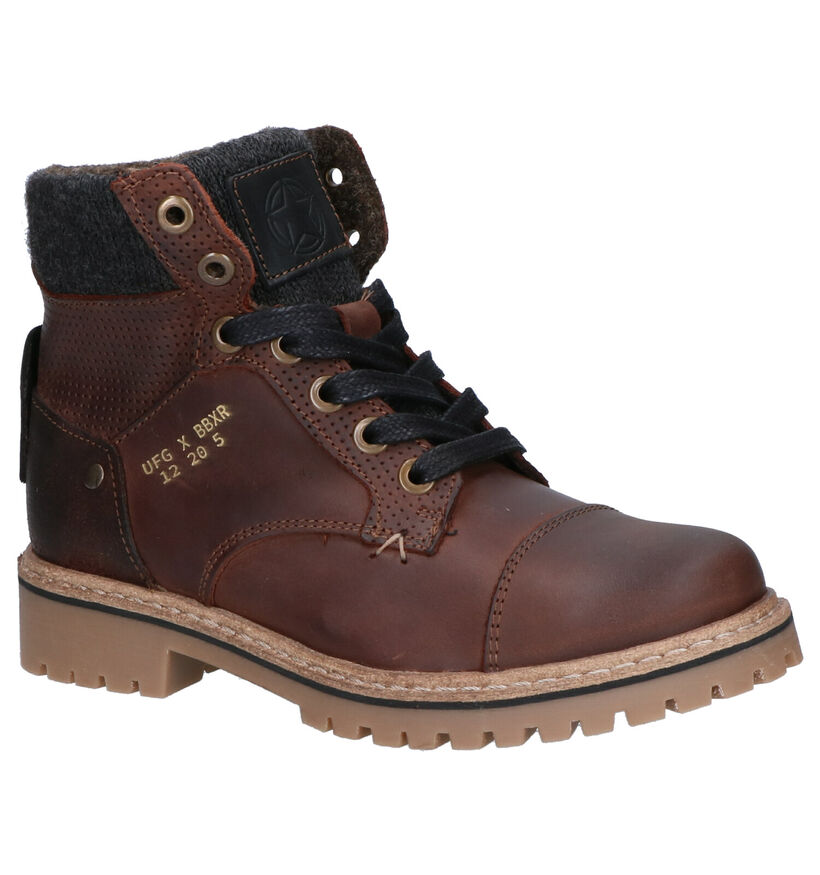 Bullboxer Bottines en Brun foncé en nubuck (259668)