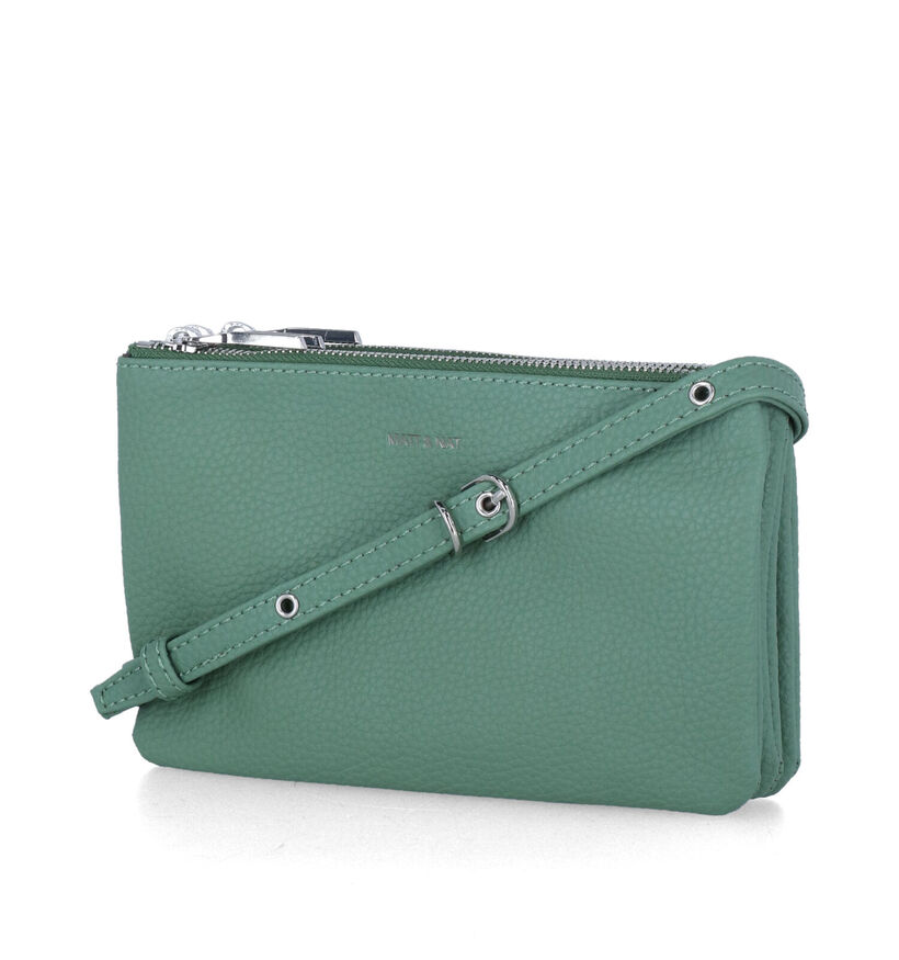 Matt & Nat Triplet Zwarte Crossbody Tas in kunstleer (318596)