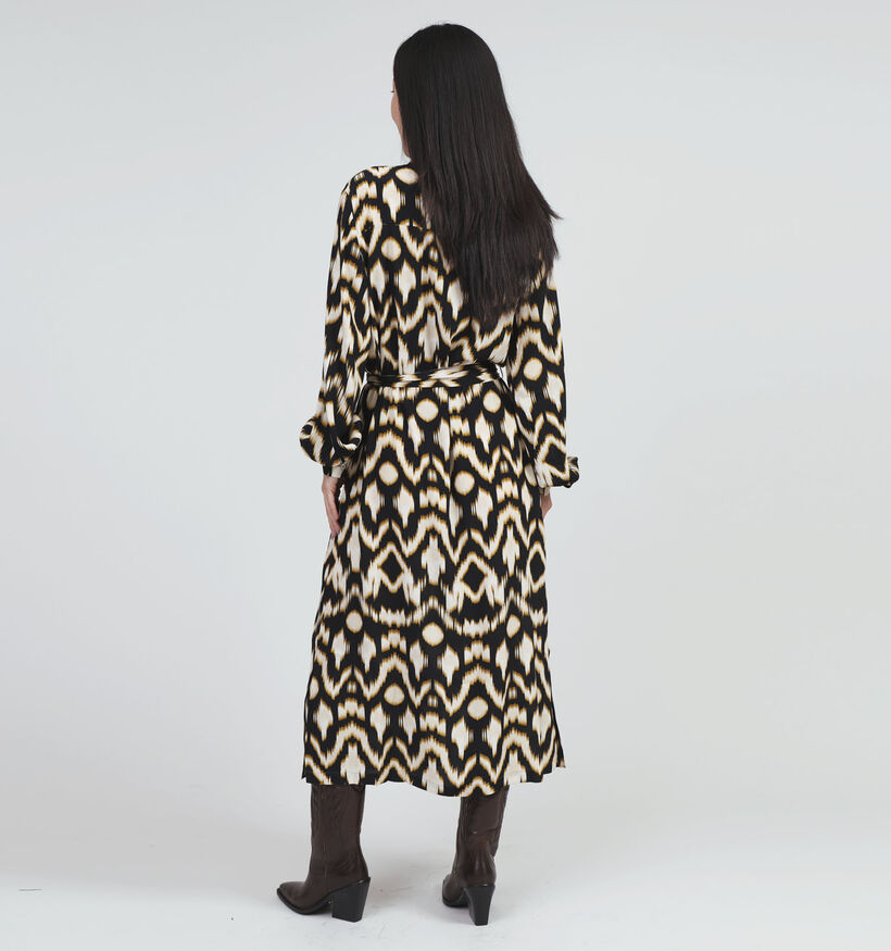 Expresso Graphic dessin Robe en Brun pour femmes (351073)