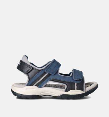 Geox Respira Sandalen Zwart/Blauw