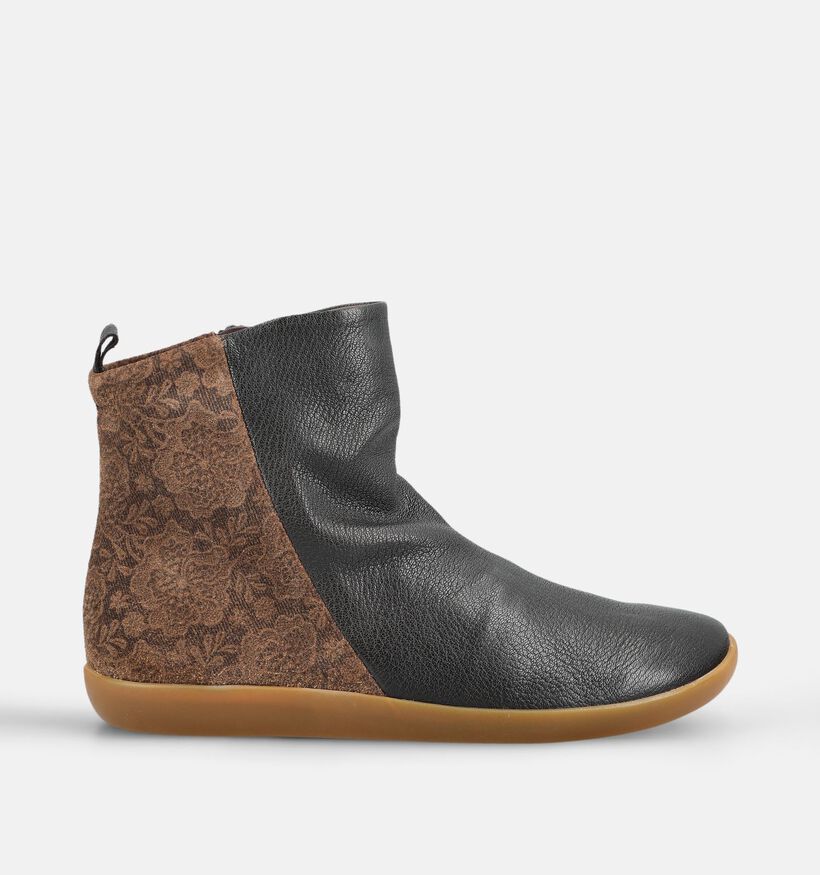 Think! Nature Bruine Boots met Rits voor dames (381358) - geschikt voor steunzolen