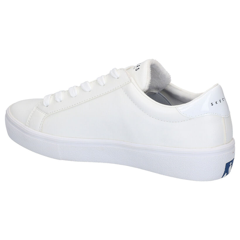 Skechers Chaussures à lacets en Blanc en simili cuir (272782)