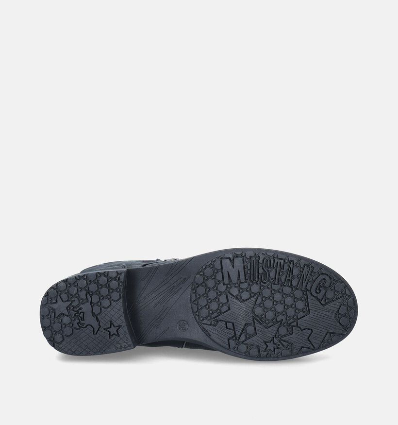 Mustang Boots à lacets en Noir pour femmes (345426)