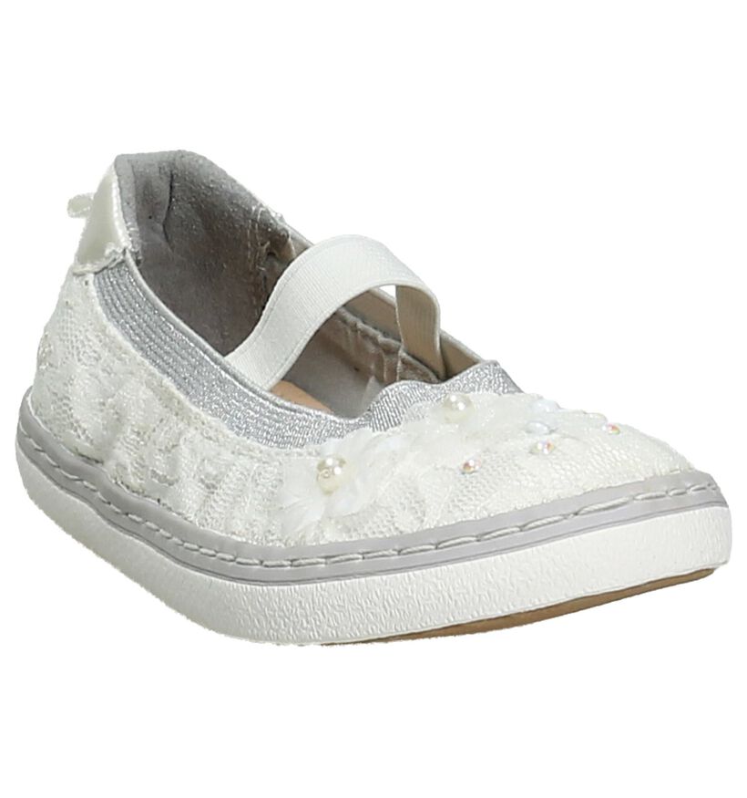 Geox Ballerines en Blanc en textile (190693)