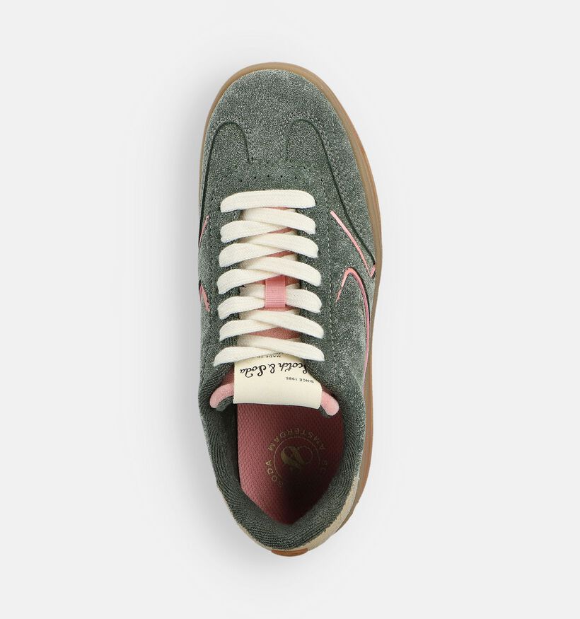 Scotch & Soda Minny Groene Sneakers voor dames (359420) - geschikt voor steunzolen
