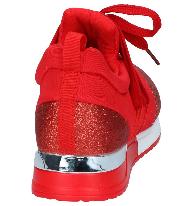 Dazzle Baskets slip-on en Rouge en simili cuir (246757)