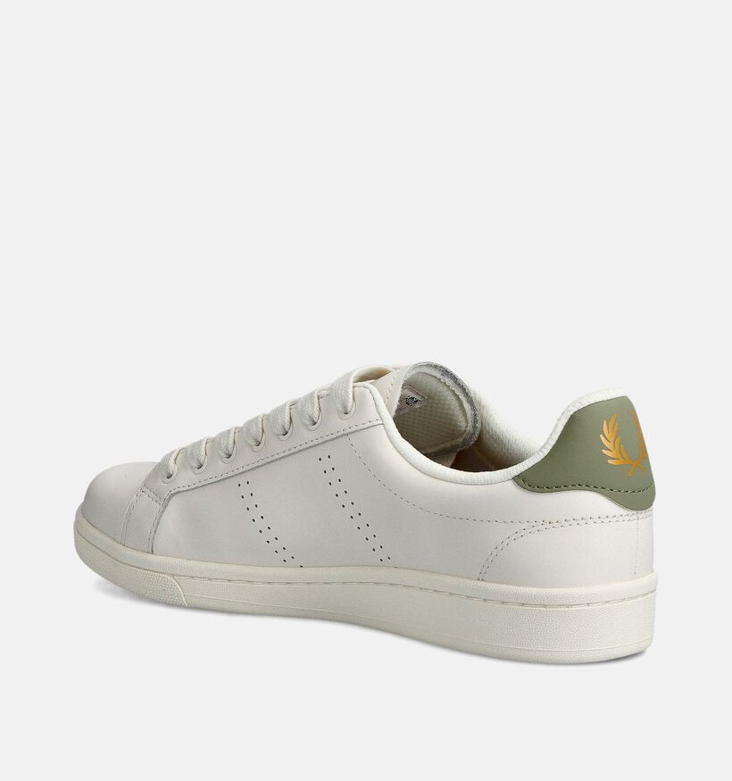 Fred Perry Witte Veterschoenen voor heren (358612) - geschikt voor steunzolen