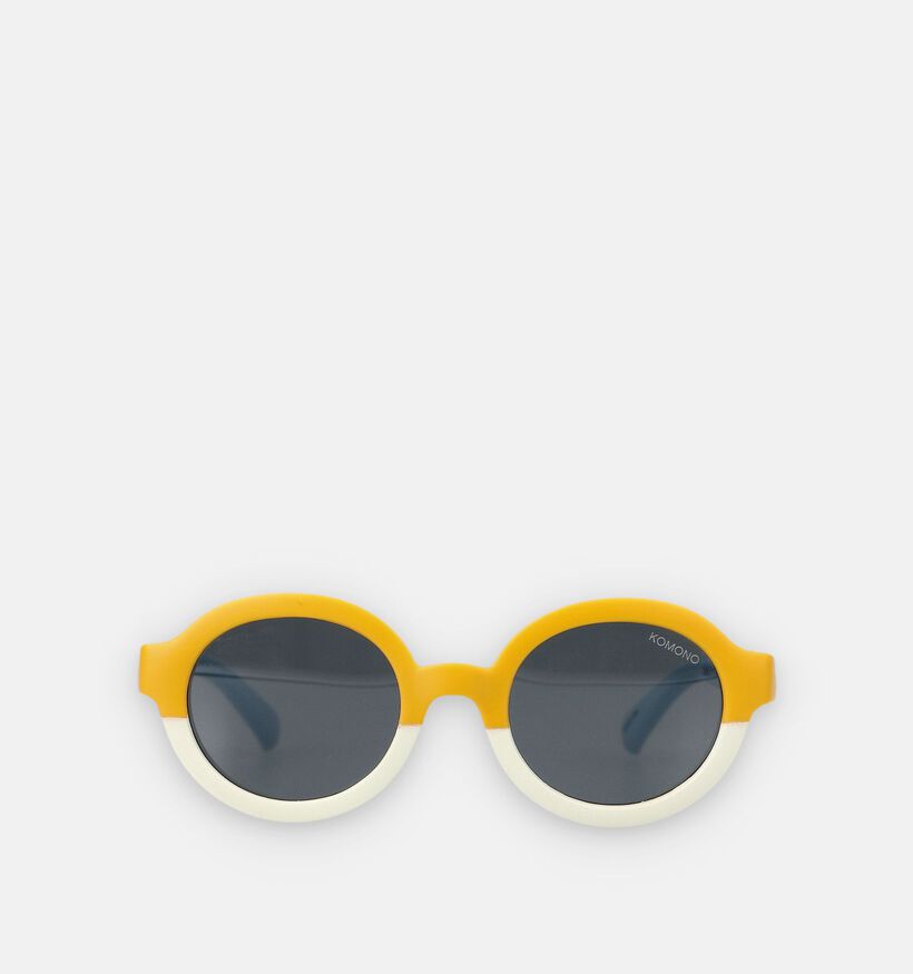 Komono Bebe Lemon Triplets Lunettes de soleil en Jaune/Beige pour filles, gar&ccedil;ons (371548)