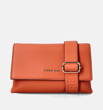 Crossbodytas oranje Laurent David Crossbody tassen Zwart/Oranje/Goud/Groen