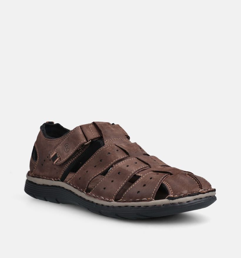 Rohde Donkerbruine Gesloten Sandalen voor heren (370980)