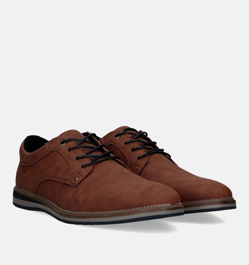 Lifestyle Chaussures classiques en Cognac pour hommes (330047)