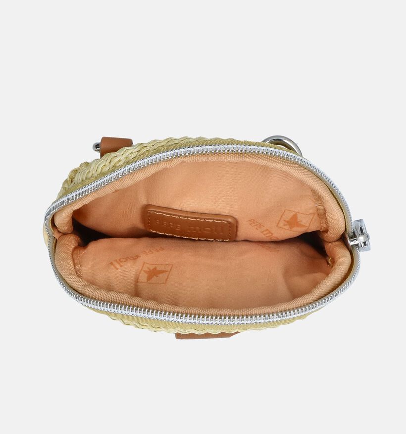 Pepe Moll Rafia Geel Telefoontasje voor dames (359009)