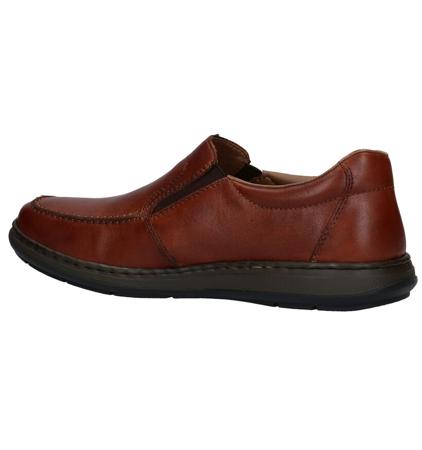 Rieker Chaussures sans lacets en Cognac en cuir (298467)