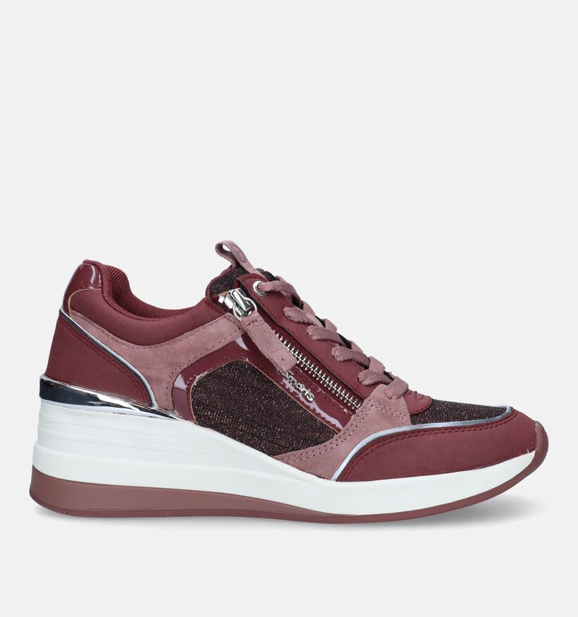 Tamaris Grijze Sneakers met sleehak voor dames (344627) - geschikt voor steunzolen