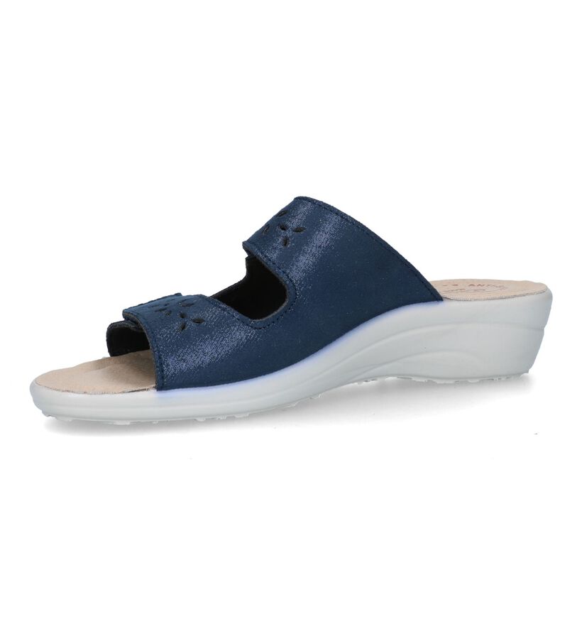 Fly Flot Blauwe Slippers voor dames (334565)