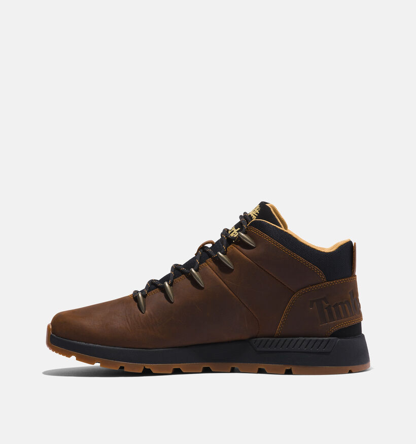 Timberland Sprint Trekker Mid Bottines en Marron pour hommes (344948) - pour semelles orthopédiques