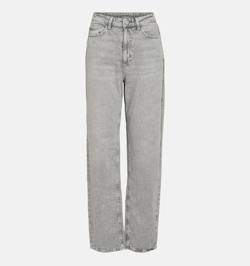 Vila Kelly Grijze Straight leg jeans L32 voor dames (346113)
